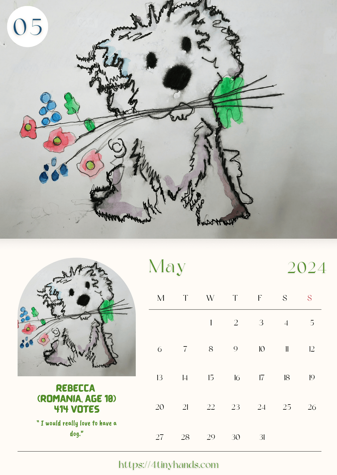 Celebrating the Animal Kingdom Calendar 2024 May